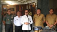 Wakil Menteri Dalam Negeri (Wamendagri) Bima Arya Sugiarto,berikan keterangan usai memimpin rapat pembahasan empat pulau antara Aceh dan Sumut di Kantor Pusat Kemendagri, Jakarta, Senin (16/6/2025).(Foto Puspen Kemendagri).