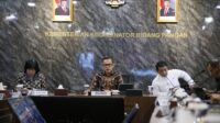 Wakil Menteri Dalam Negeri (Wamendagri) Bima Arya Sugiarto,saat Rapat Koordinasi Satuan Tugas Nasional Kopdeskel Merah Putih di Kantor Kementerian Koordinator (Kemenko) Bidang Pangan, Jakarta, Jumat (20/6/2025).(Foto Puspen Kemendagri)
