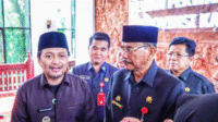 Wakil Gubernur Provinsi Kalimantan Selatan Hasnuryadi Sulaiman,saat berikan keterangan pers di Gedung DPRD Provinsi Kalsel.(Foto Biro Adpim Prov Kalsel)