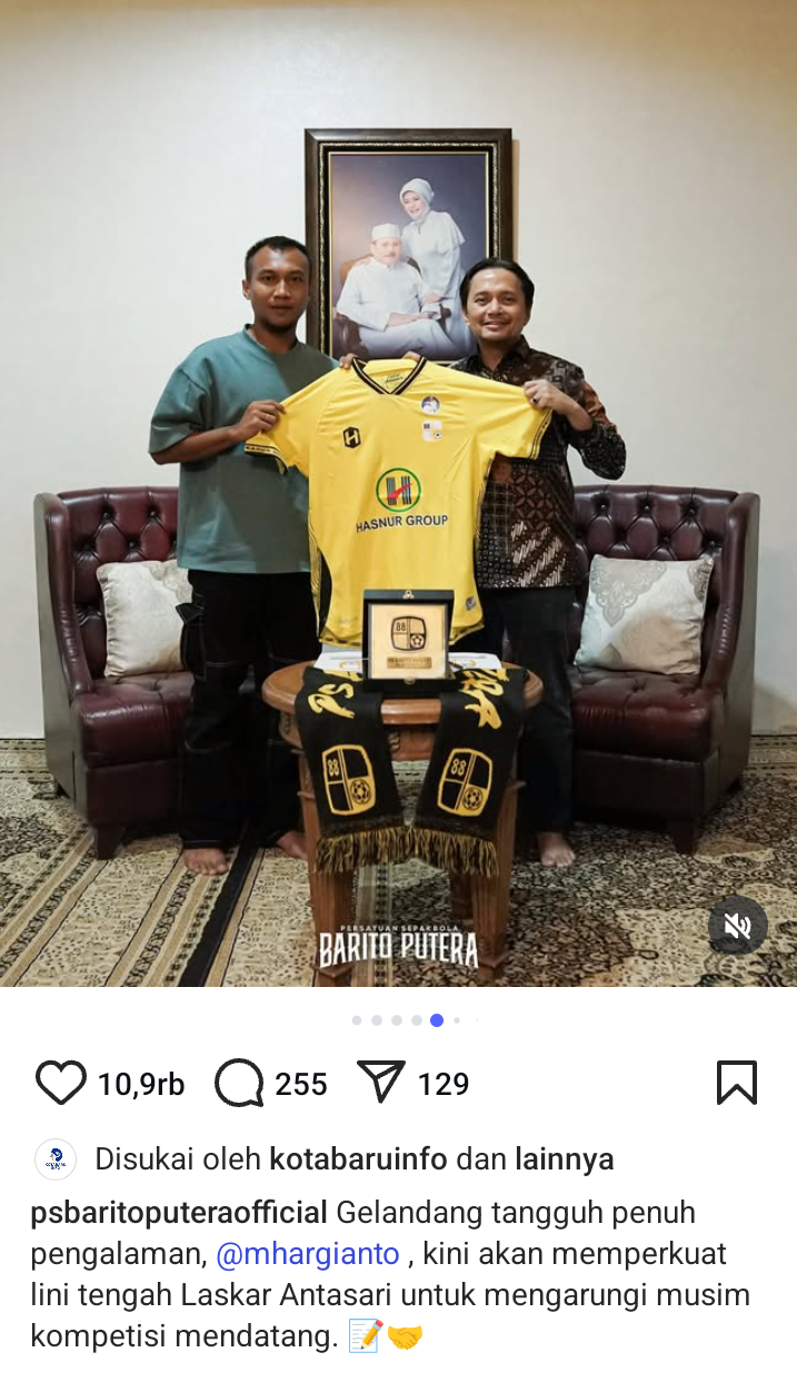 Foto tangkapan layar Instagram @hasnur_baritoputera
