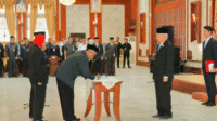 Gubernur Provinsi Kalimantan Selatan Muhidin,lantik pejabat Fungsional, Rabu (25/6/2025).(Foto MC Kalsel)