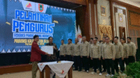 Pelantikan Ketua dan Pengurus Federasi Panjat Tebing Indonesia (FPTI) Provinsi Kalimantan Selatan periode 2025-2029,Kamis (28/8/2025).