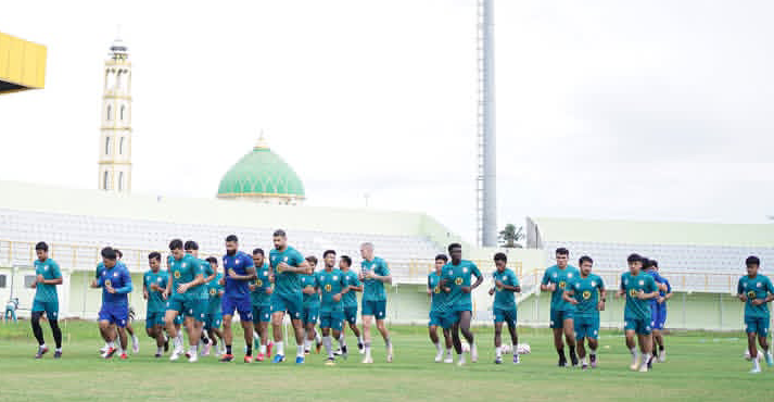 Tim Skuad Laskar Antasari.(Foto Instagram @psbaritoputeraofficial)