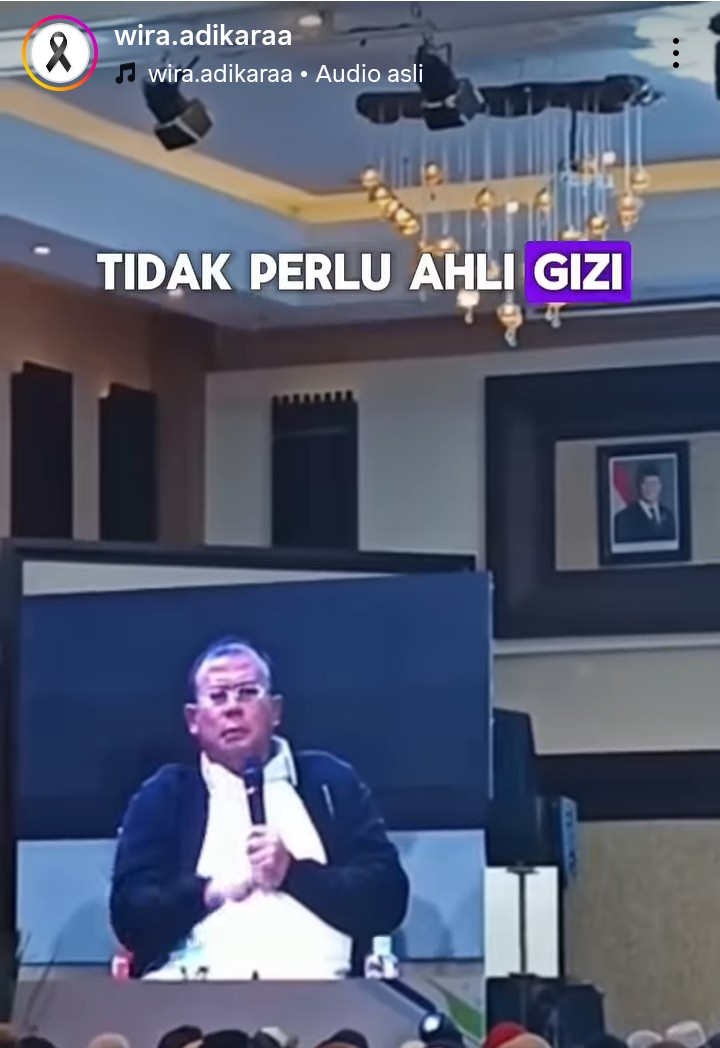 Poto tangkapan layar sosmed Instagram @wira.adikaraa,Senin(17/11/2025)